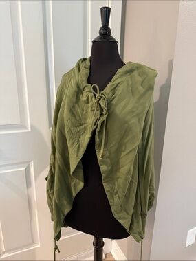 life in progress Olive Hooded Utility Jacket